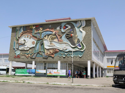 Elista bus station, Around Elista, Russia 2014 (2)